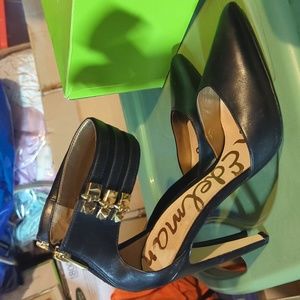 Sam Eldelman leather Claire pumps